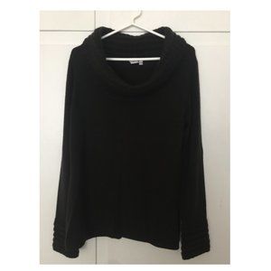 Worth Cowl Neck Cashmere Sweater, Espresso Brown